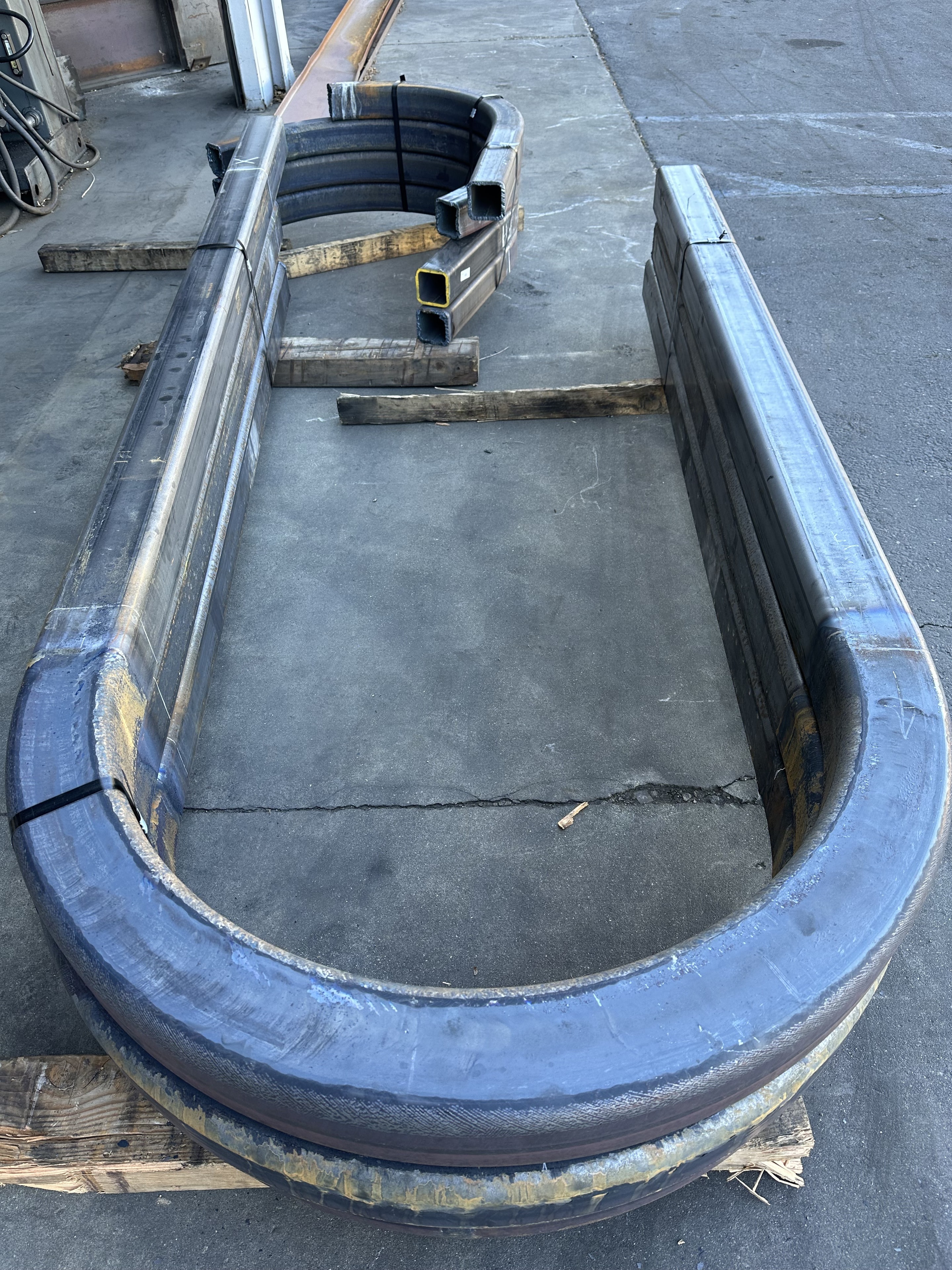 Induction bending — Las Vegas project by Pacific Roll LLC